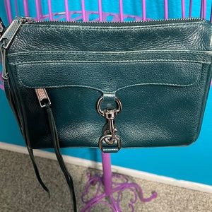 Mini M.A.C. Green Leather Crossbody Bag by Rebecca Minkoff